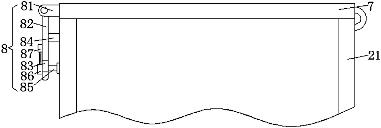 Ground cleaning device for hydraulic engineering