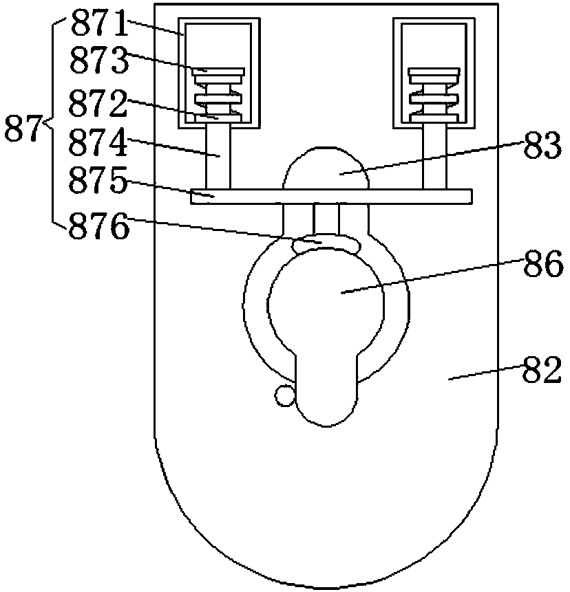 Ground cleaning device for hydraulic engineering