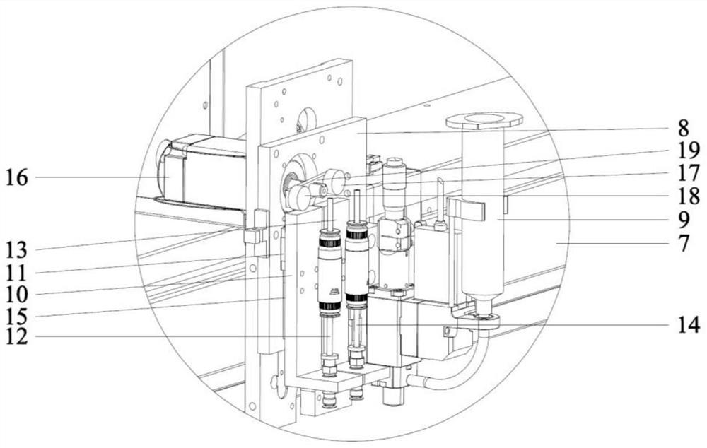 Double-end automatic feeding lens placement machine