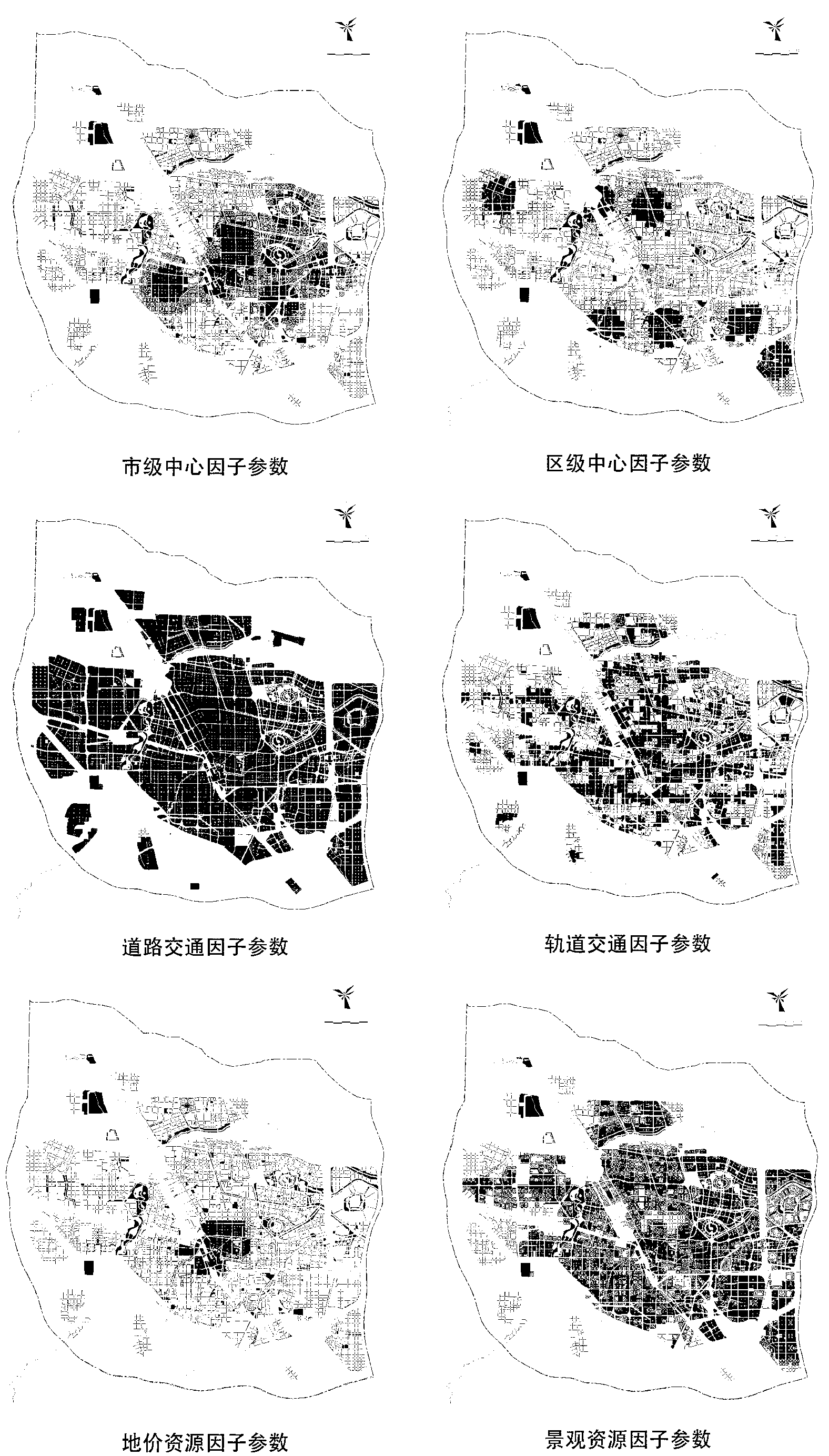 Overall city height control partition method based on comprehensive divisor evaluation