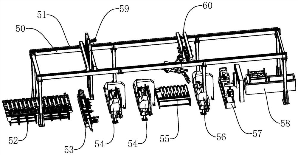 Transmission shaft production line