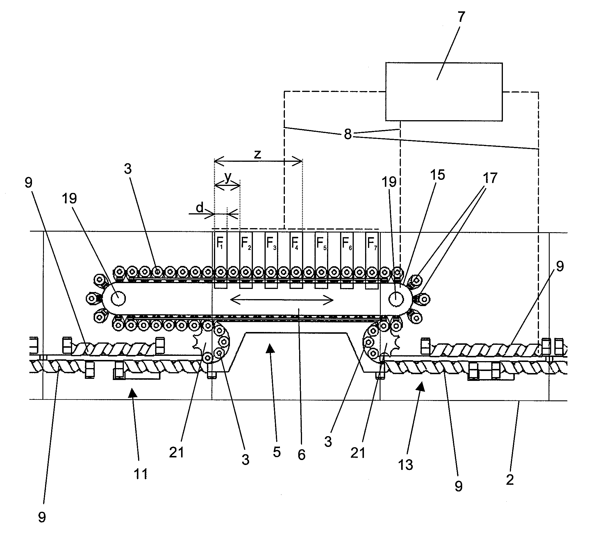 Method and device for filling containers