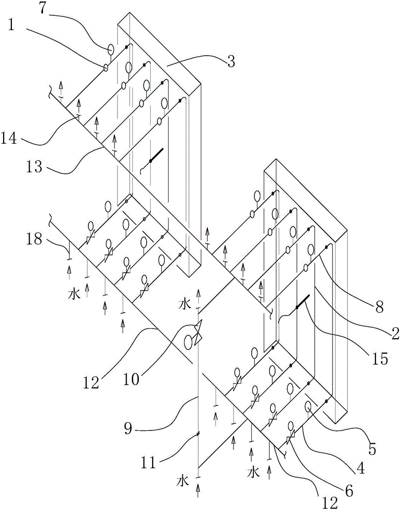 Closed cooling system for soft water of blast furnace body and blast furnace cooling method
