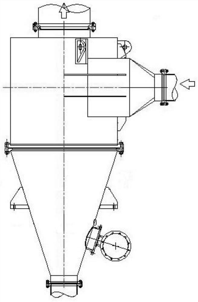 Environment-friendly blowing-down and blowing-in method for blast furnace