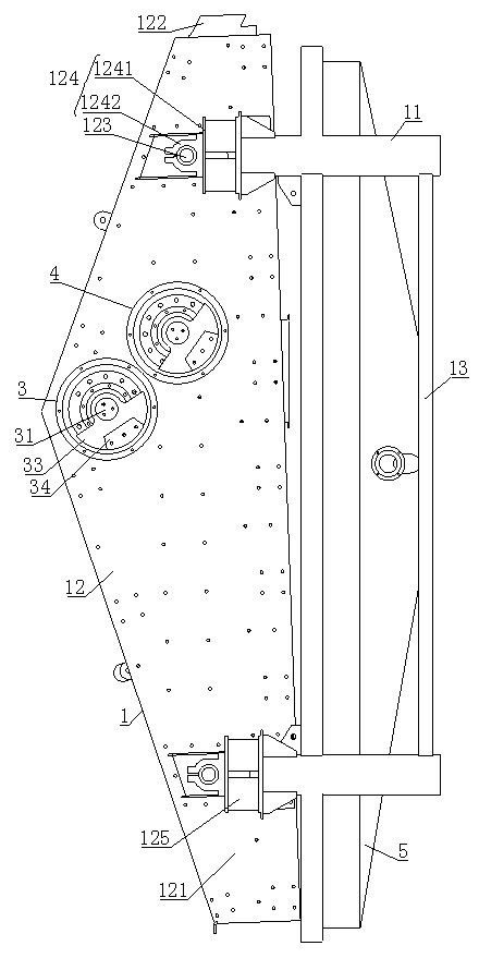 Sand washing boat dual-shaft dewatering screen and method
