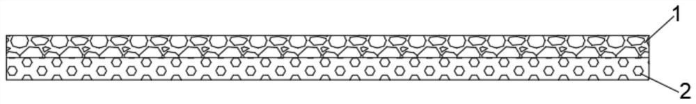 Single-sided adhesion tissue adhesion patch and preparation method thereof