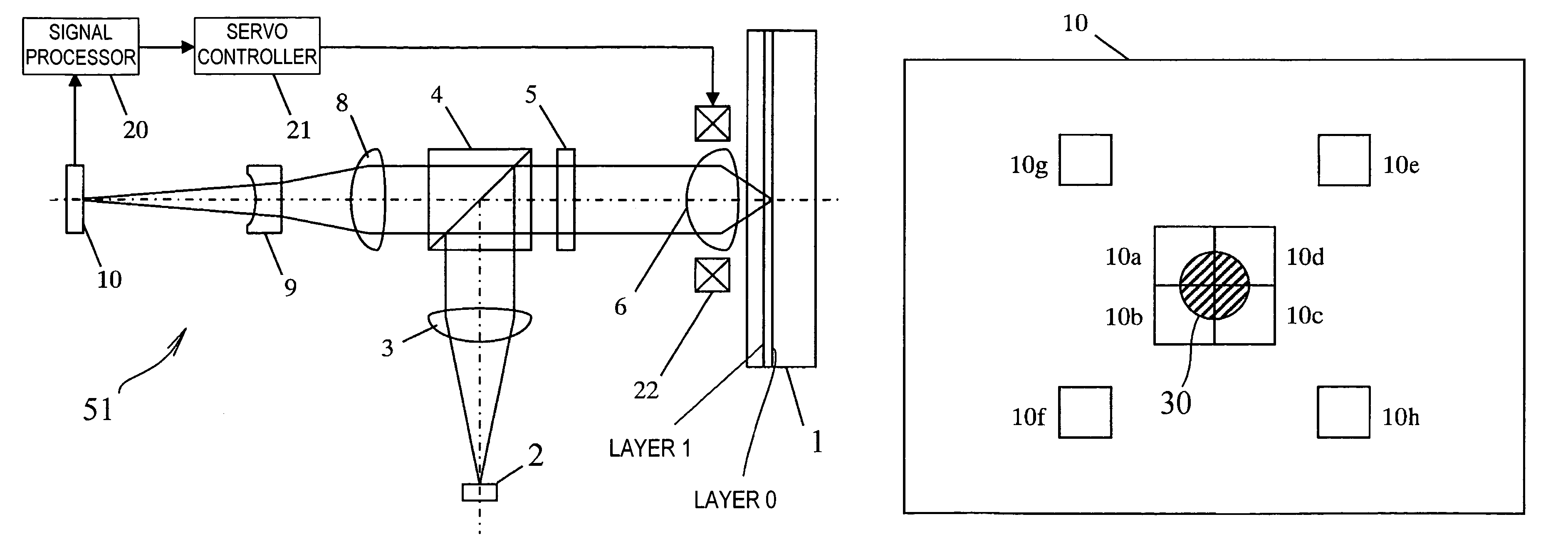 Optical head and data processing apparatus including the same
