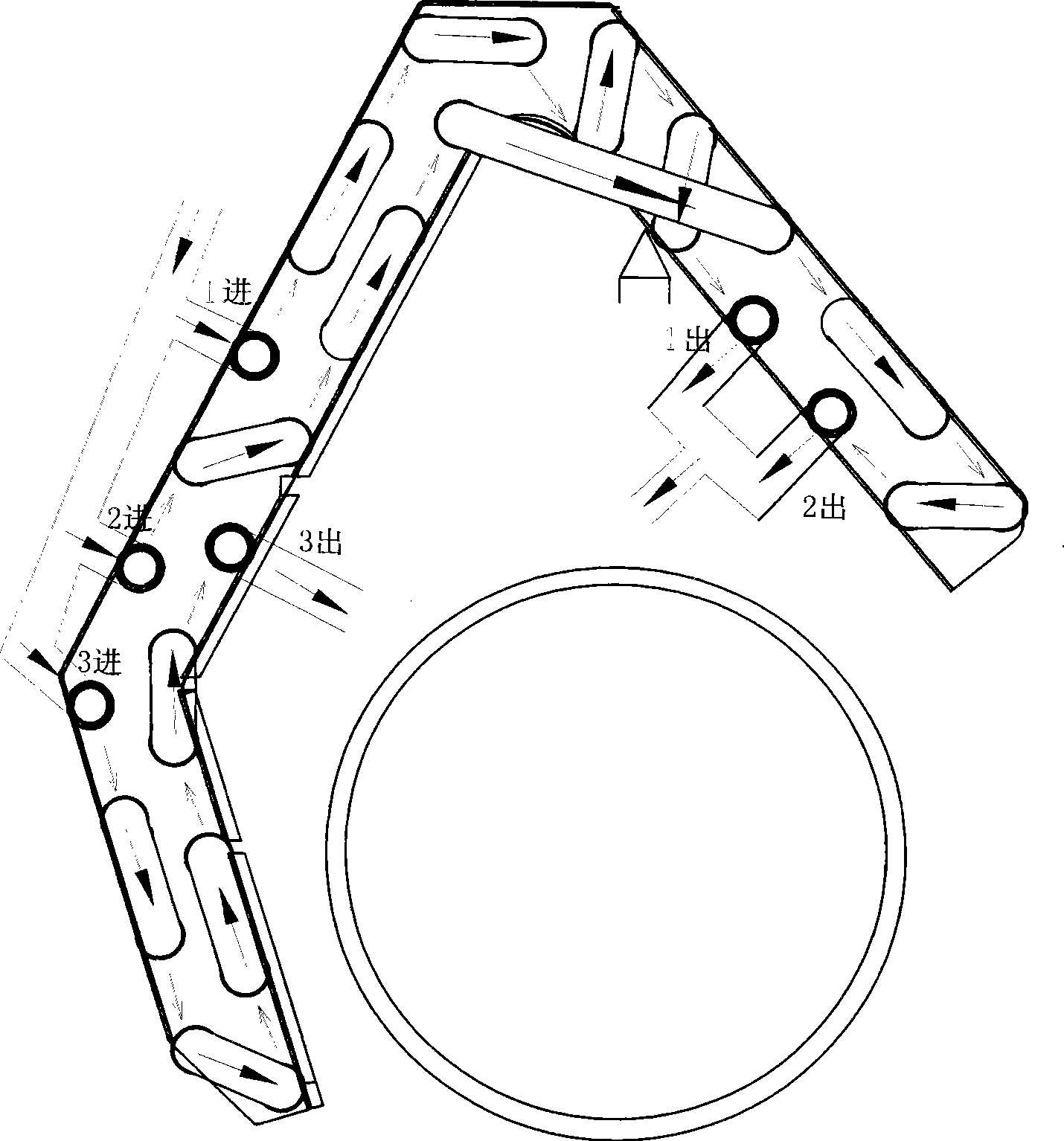 High-efficiency air-conditioner heat exchanger