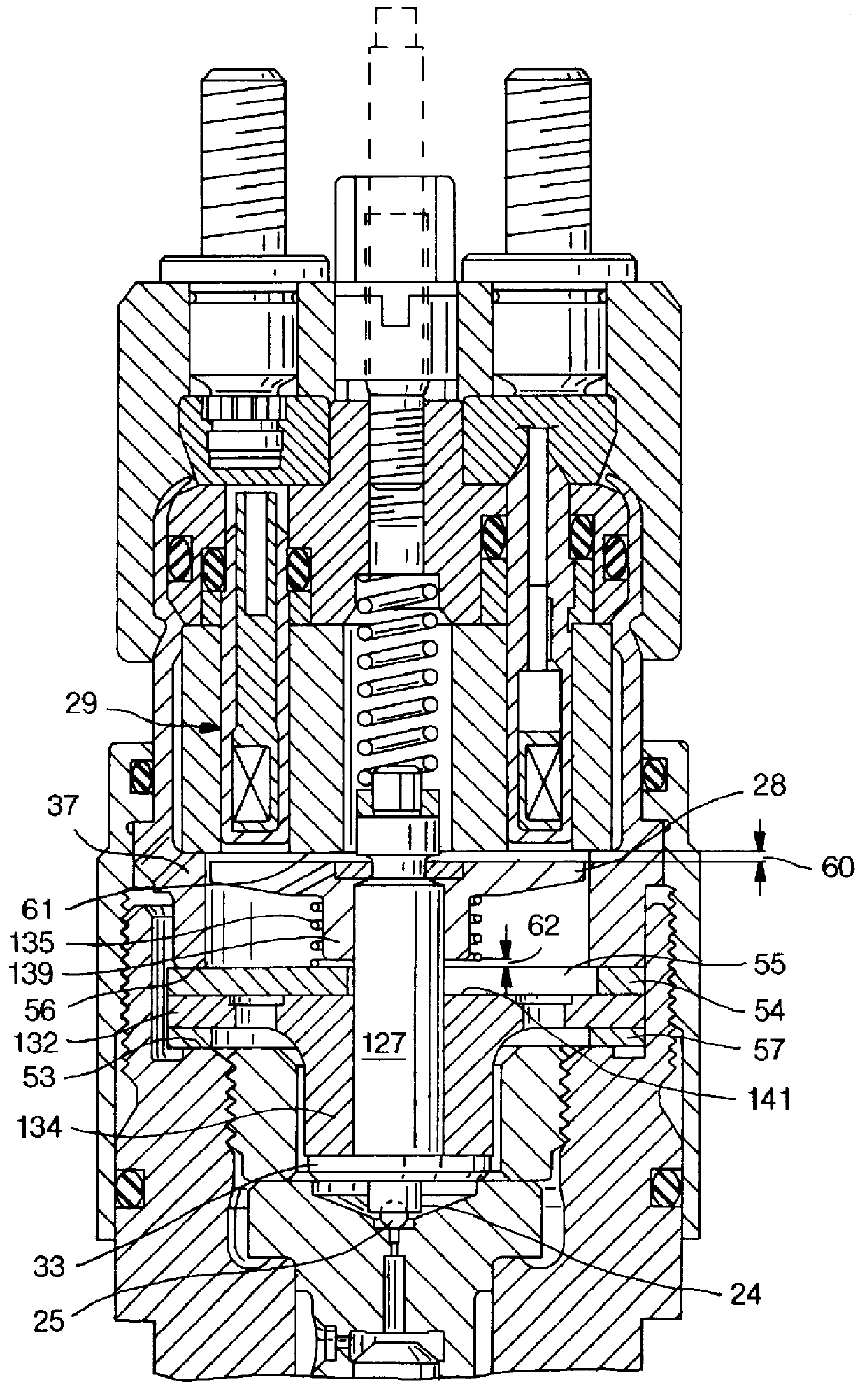 Solenoid valve for an electrically controlled valve