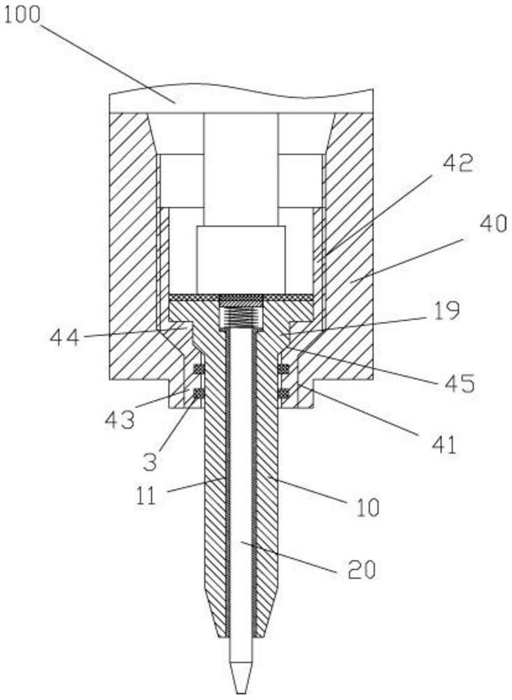 A two-stage impact hydraulic breaker