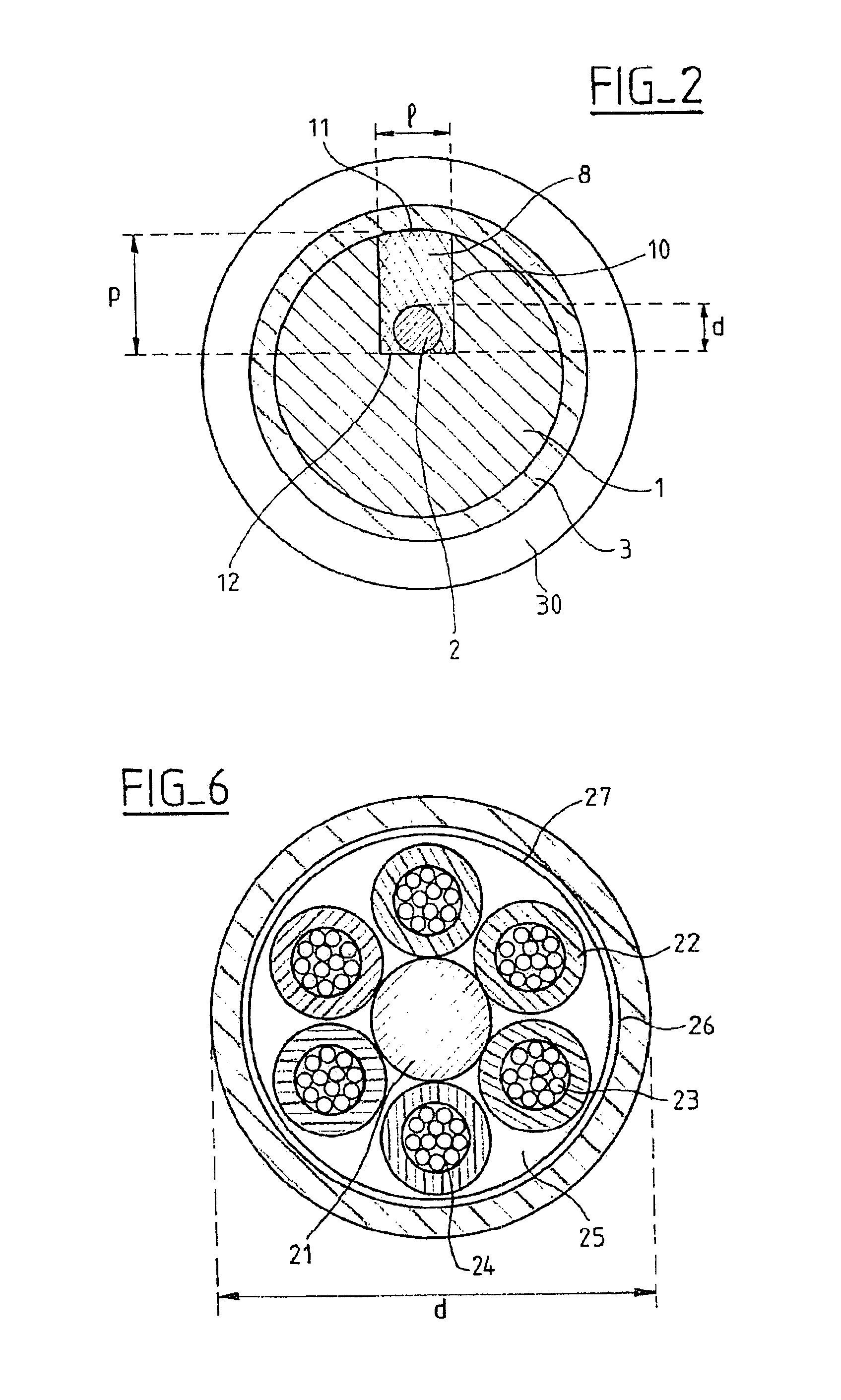 Electrical insulator having a dielectric rod with a slot for receiving an optical fiber cable