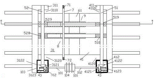 A bridge expansion joint cleaning device with extended service life