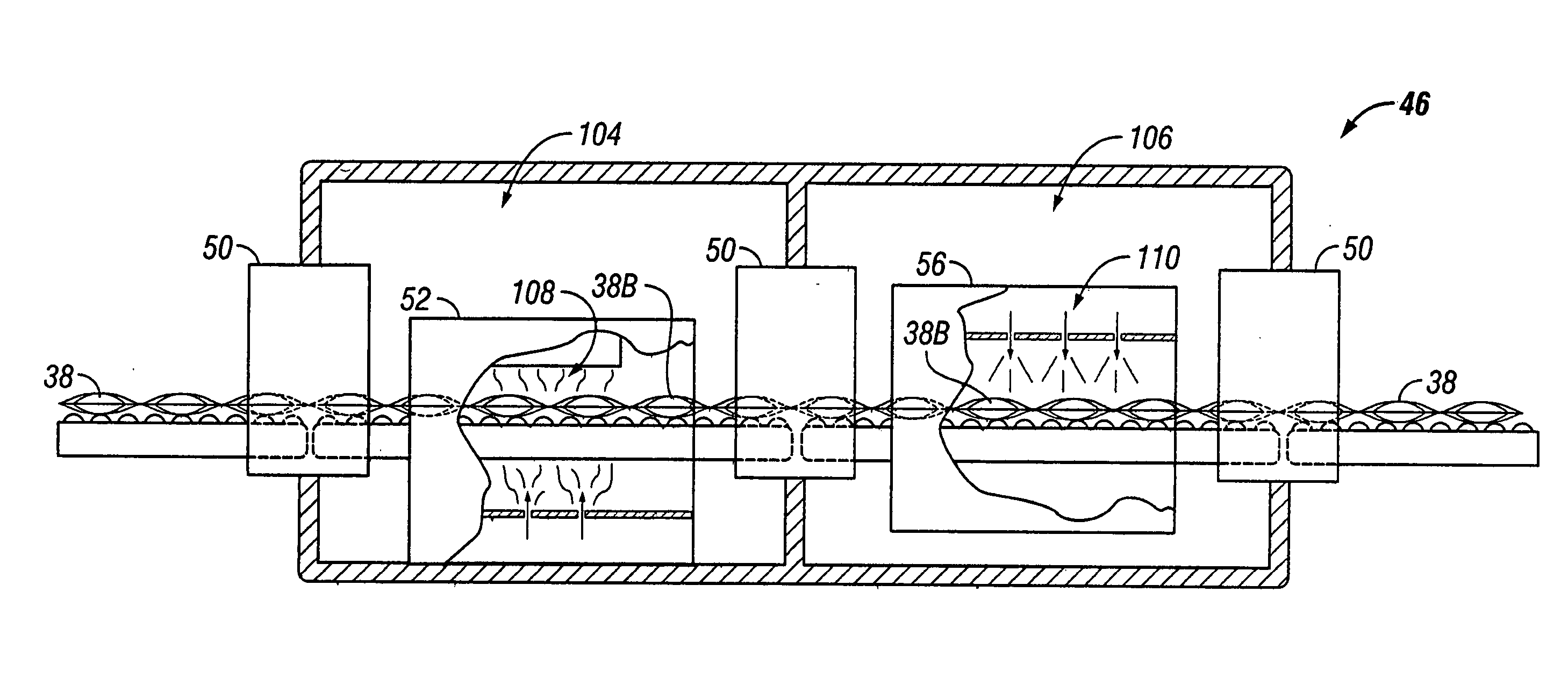 Method and apparatus for continuous processing of packaged products