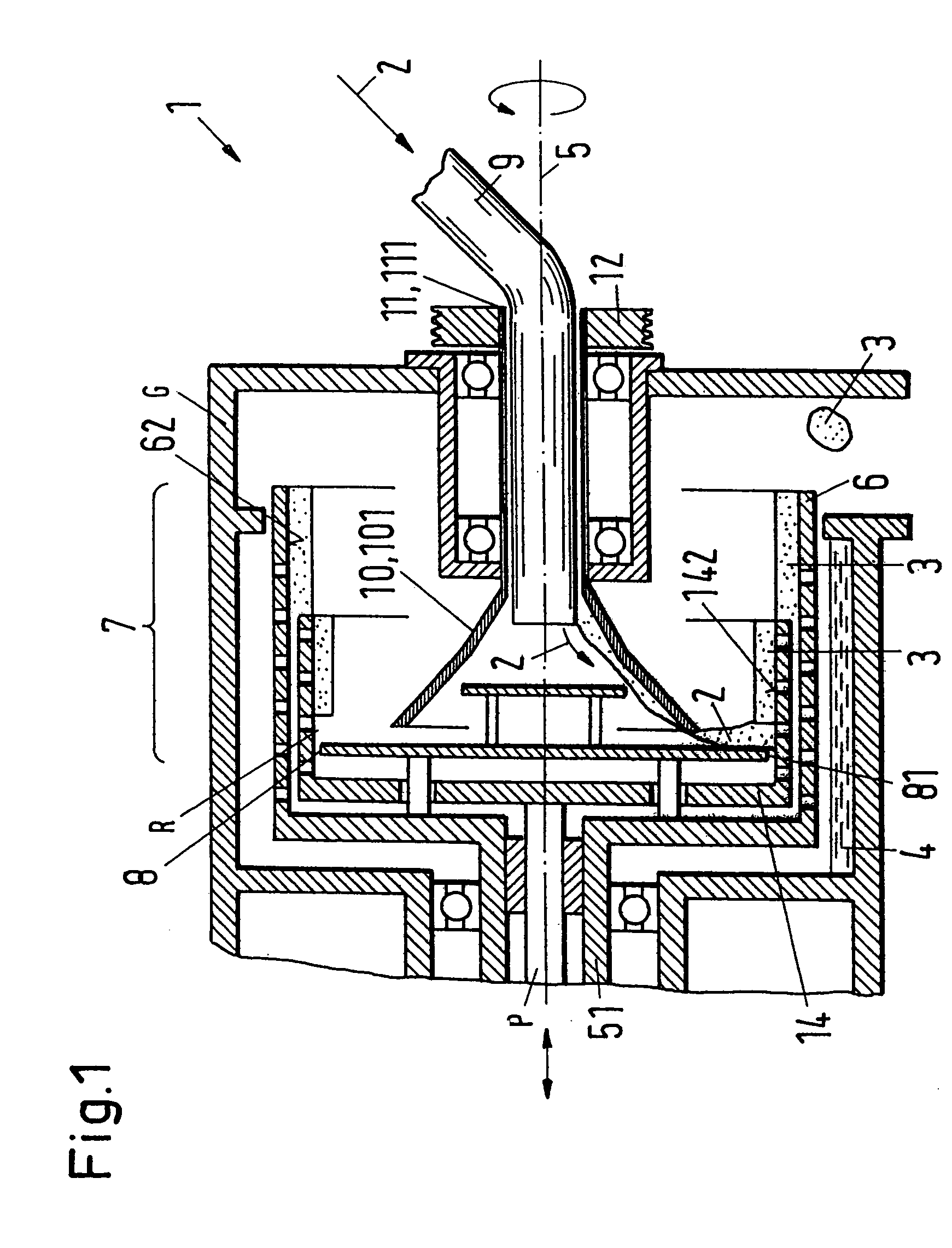 Pusher centrifuge