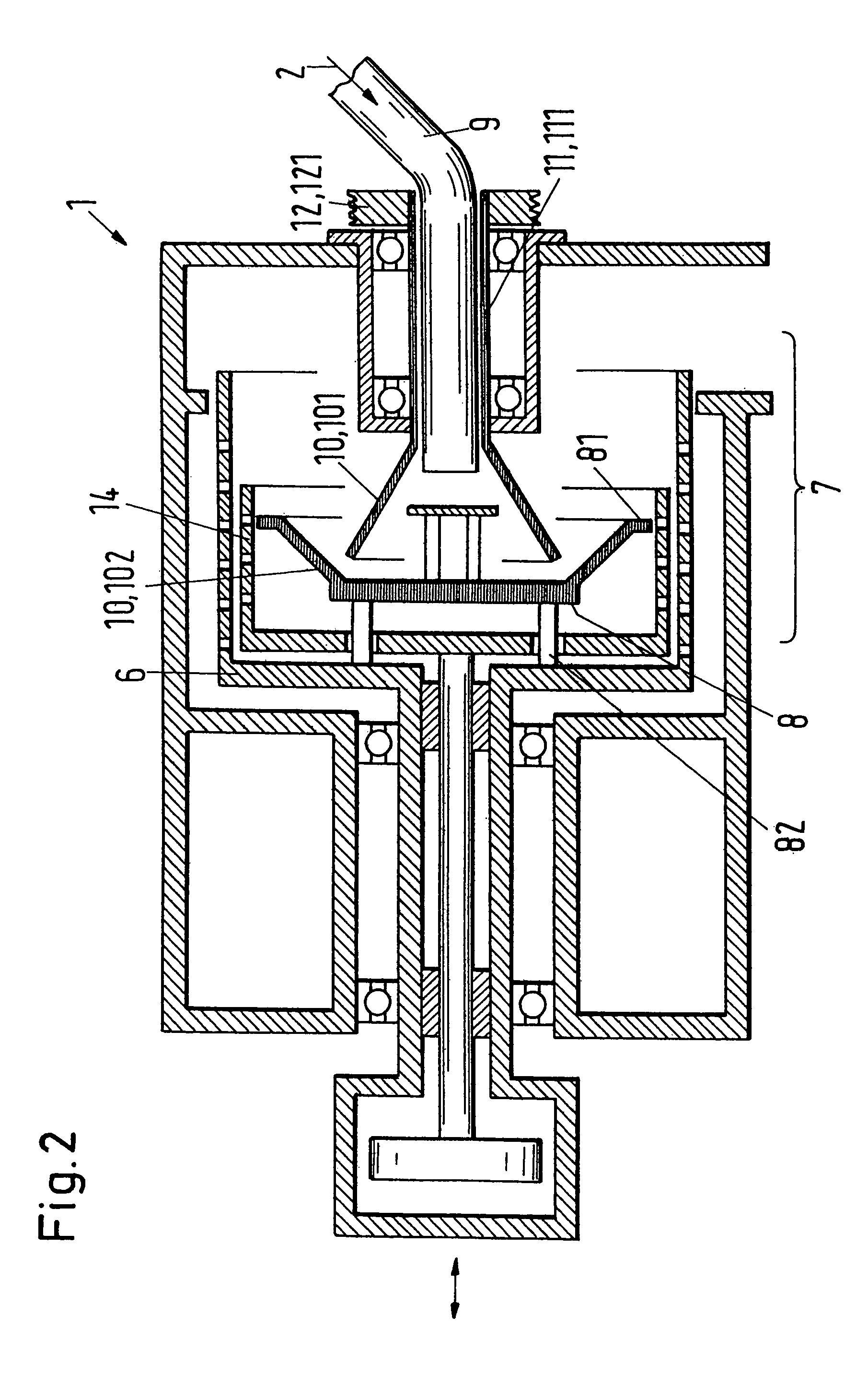 Pusher centrifuge