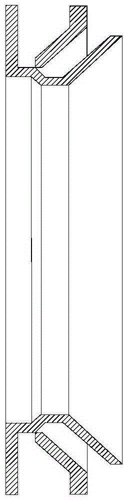 Machining method of flange plate taper sleeve