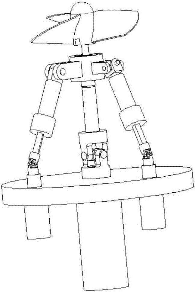 Parallel vector propulsion mechanism and underwater robot with this mechanism