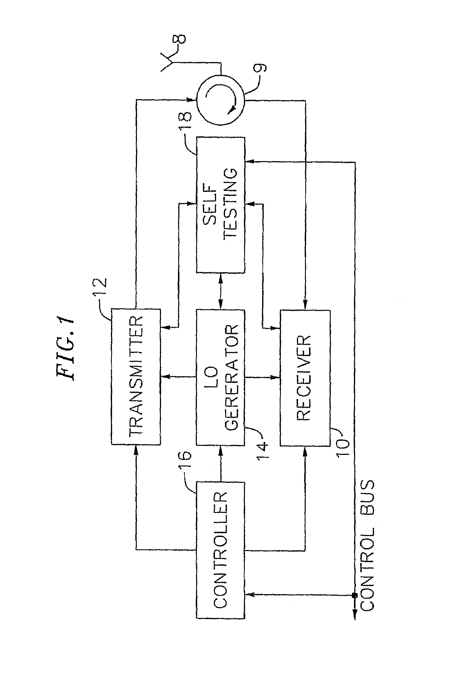 Adaptive radio transceiver with subsampling mixers