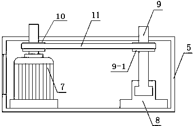 Climbing type scaffold with discharging platform