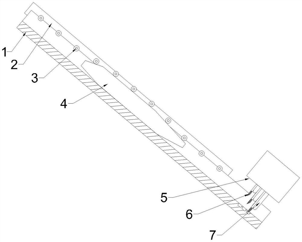 Continuous slicing mechanism for traditional Chinese medicine decoction pieces