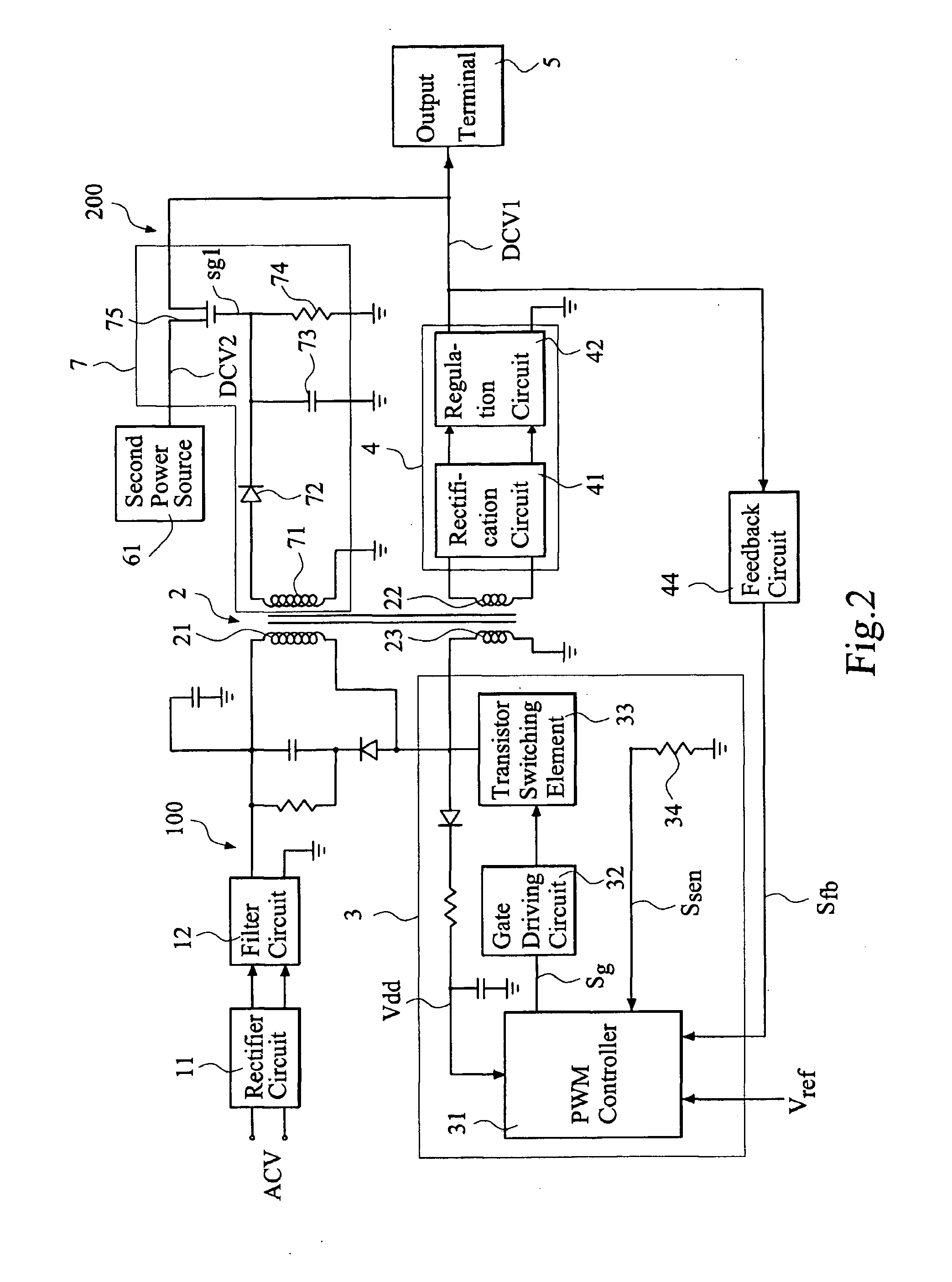 Dual-power supplying system with circuit loop switching control circuit