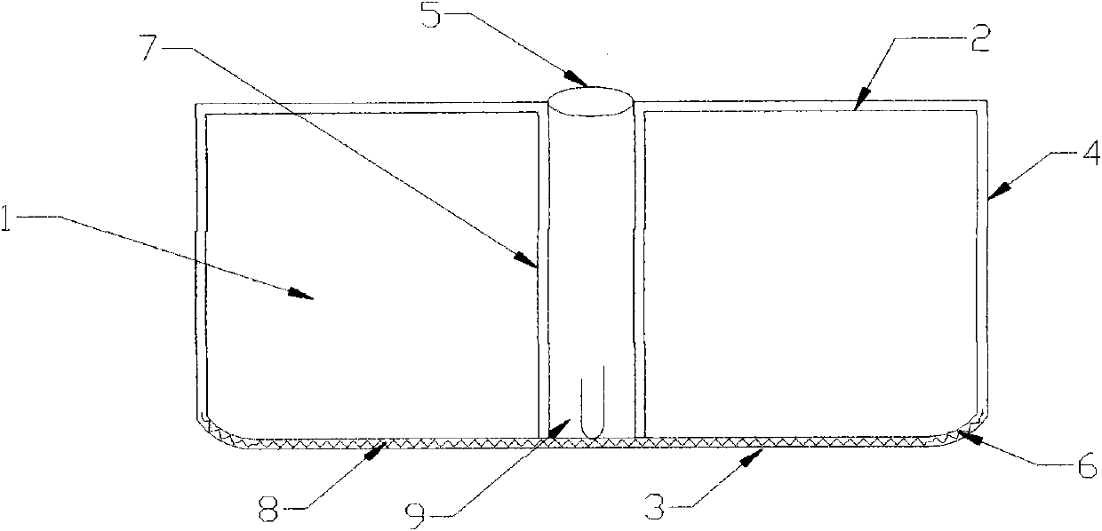 Combined hollow box body for cast-in-place energy-saving hollow floor