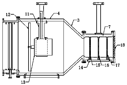 Air supplying and filtering device for civil air defense engineering