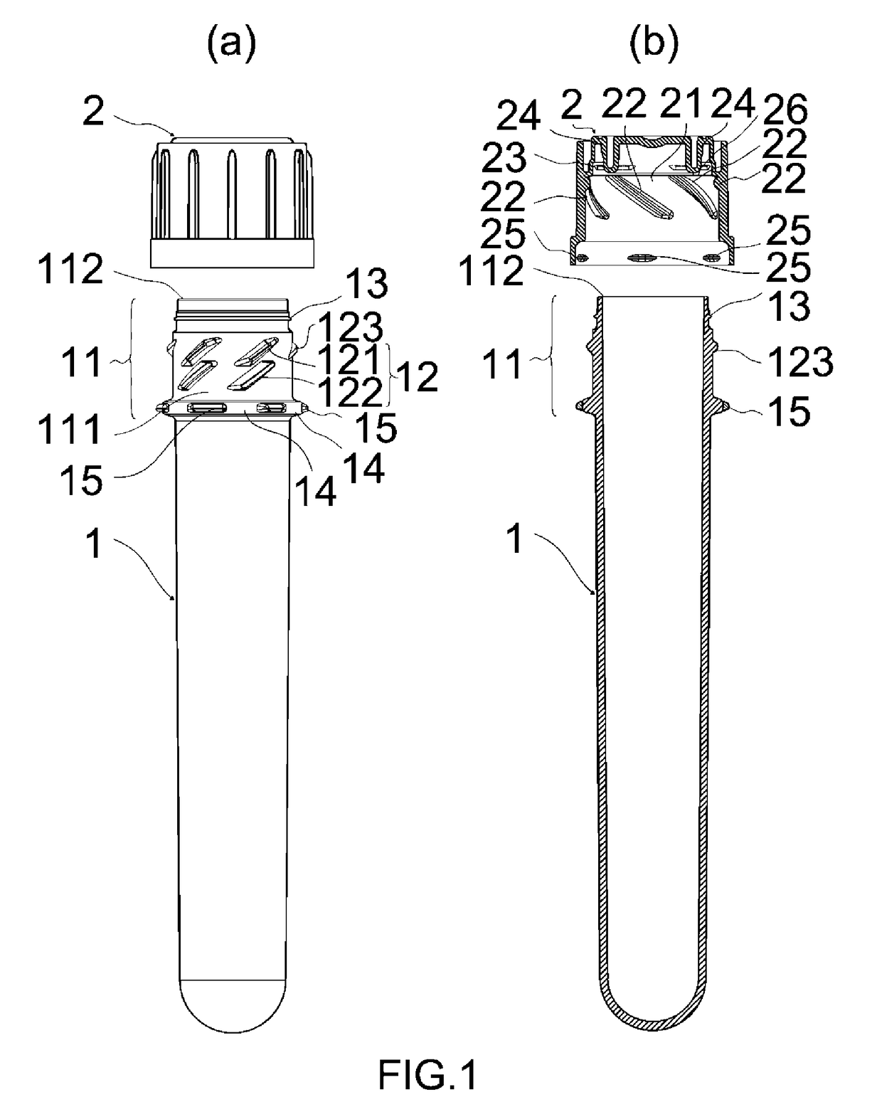 Capped container