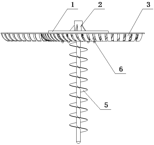 Flattening mechanism used for granary grains