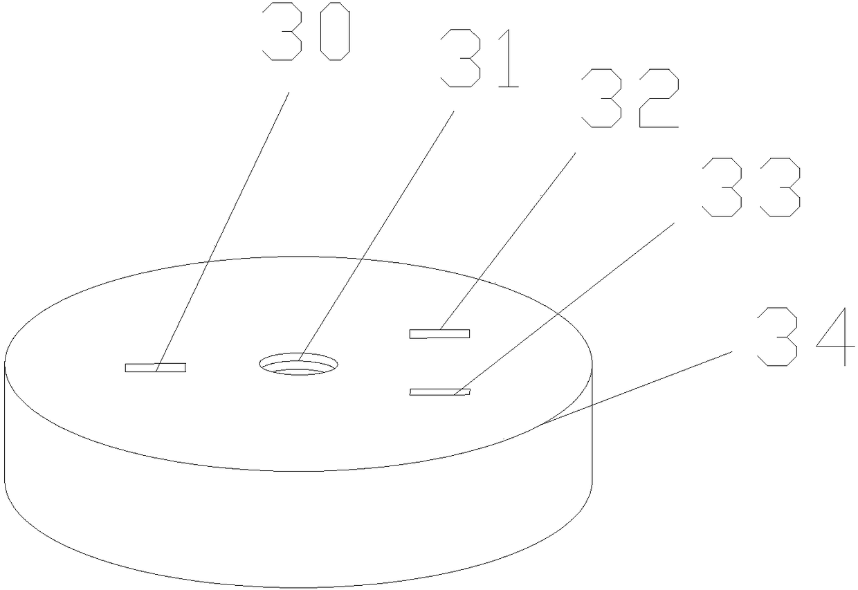 Warning light device for numerical control machine tool