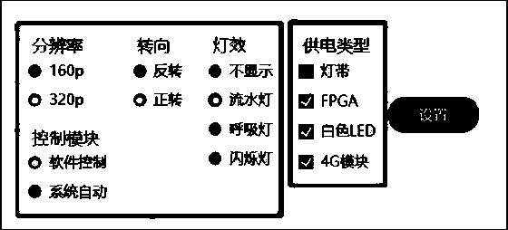 Wheel rotation imaging control system