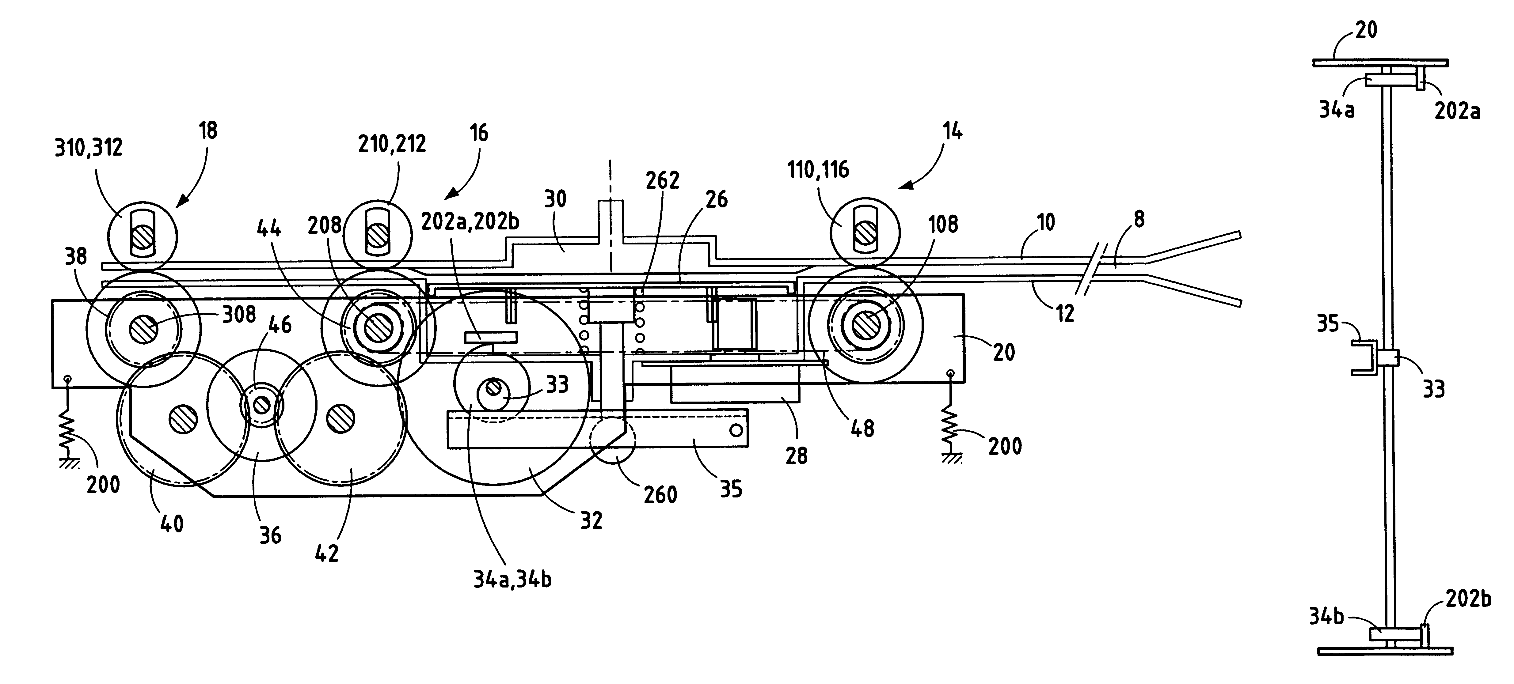 Envelope reorientation device