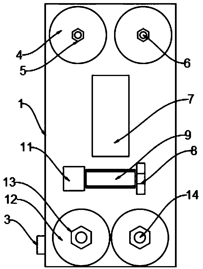 Molding device for producing radiator flat tube