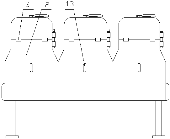 Folding backrest seat for automobile