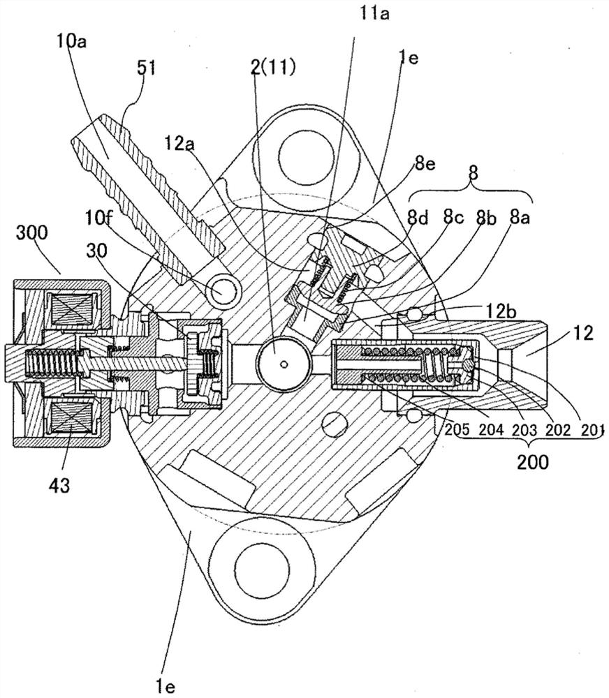 Valve mechanism, solenoid suction valve mechanism and high pressure fuel pump
