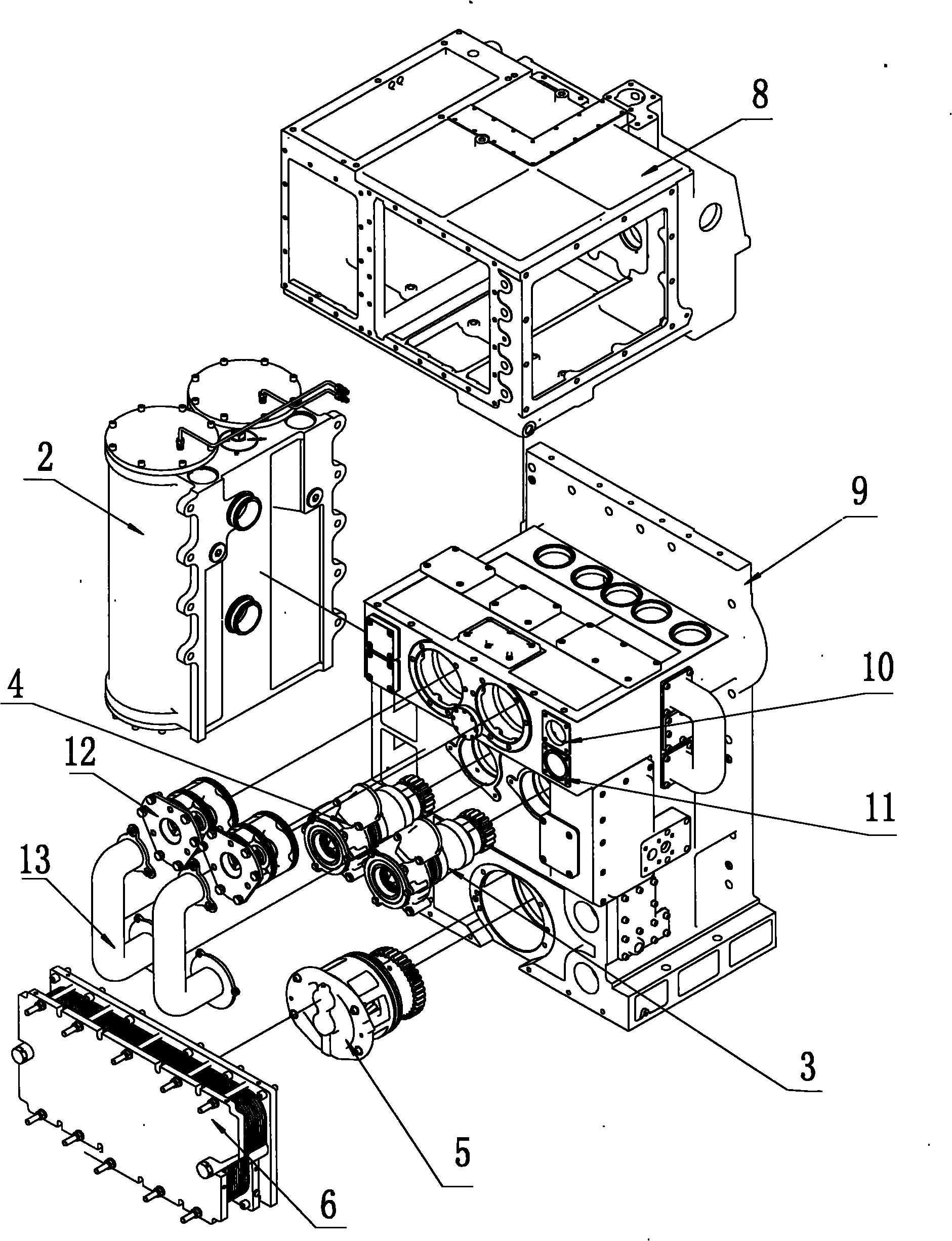 Auxiliary system for diesel engine
