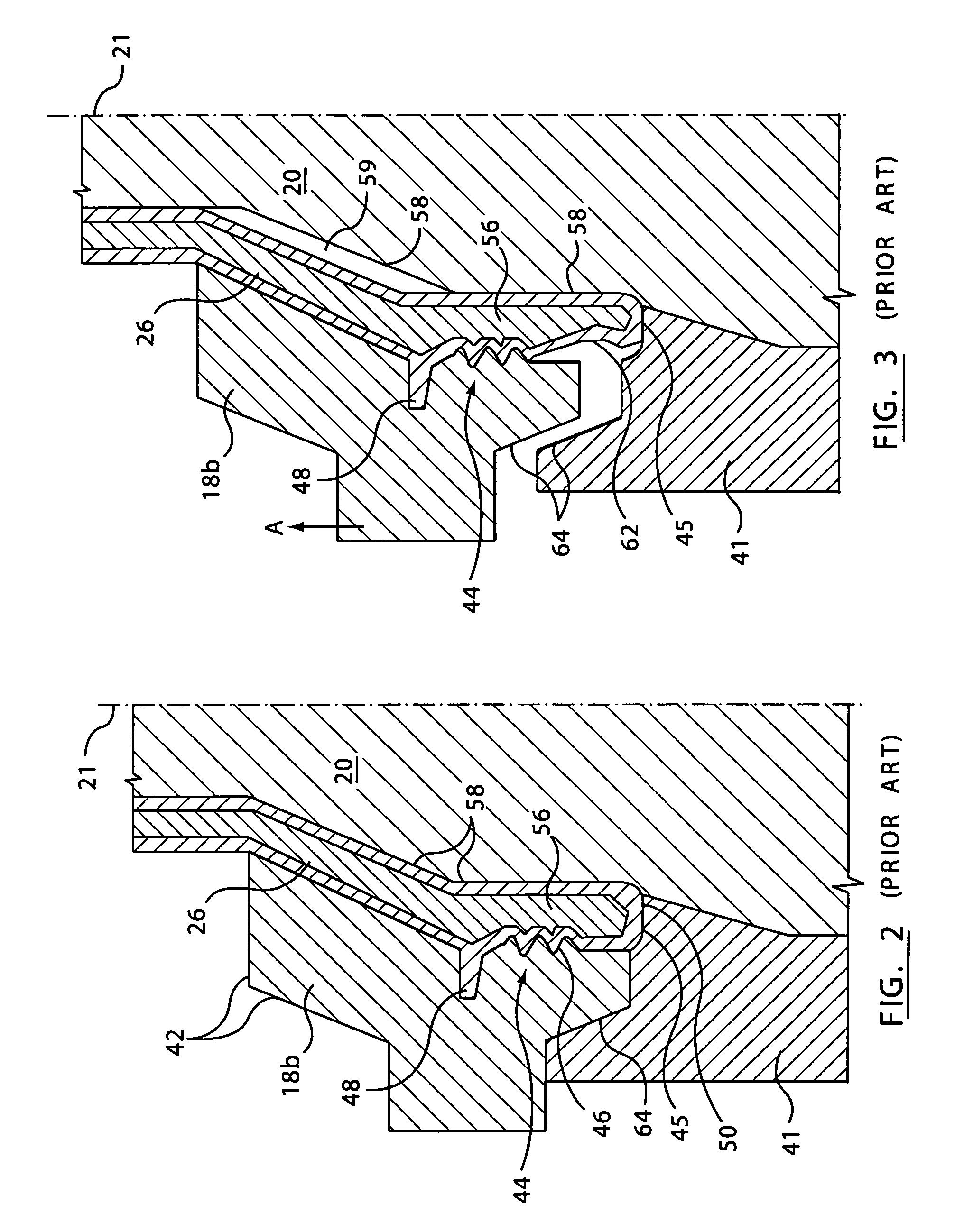 Apparatus and method for removing a molded article from a mold