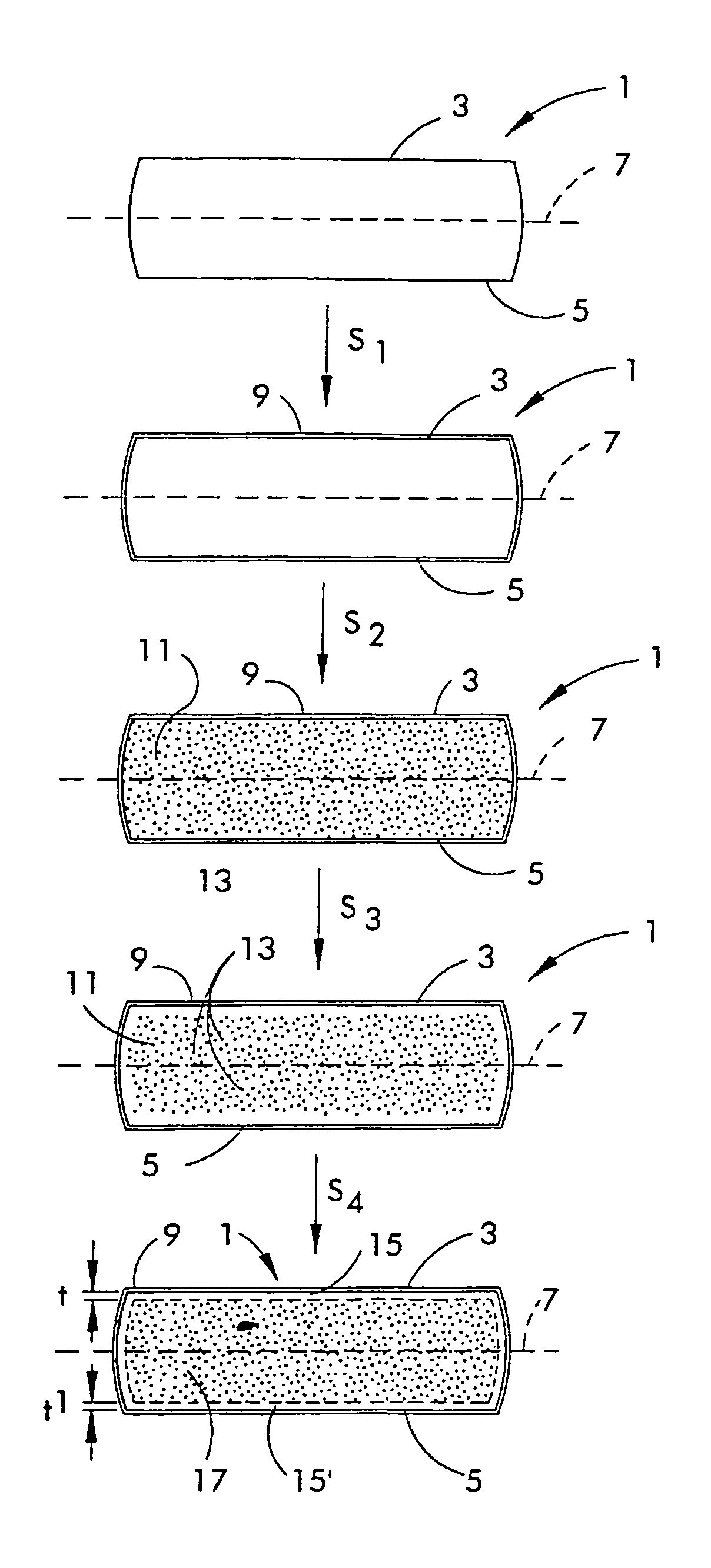 Process for making silicon wafers with stabilized oxygen precipitate nucleation centers