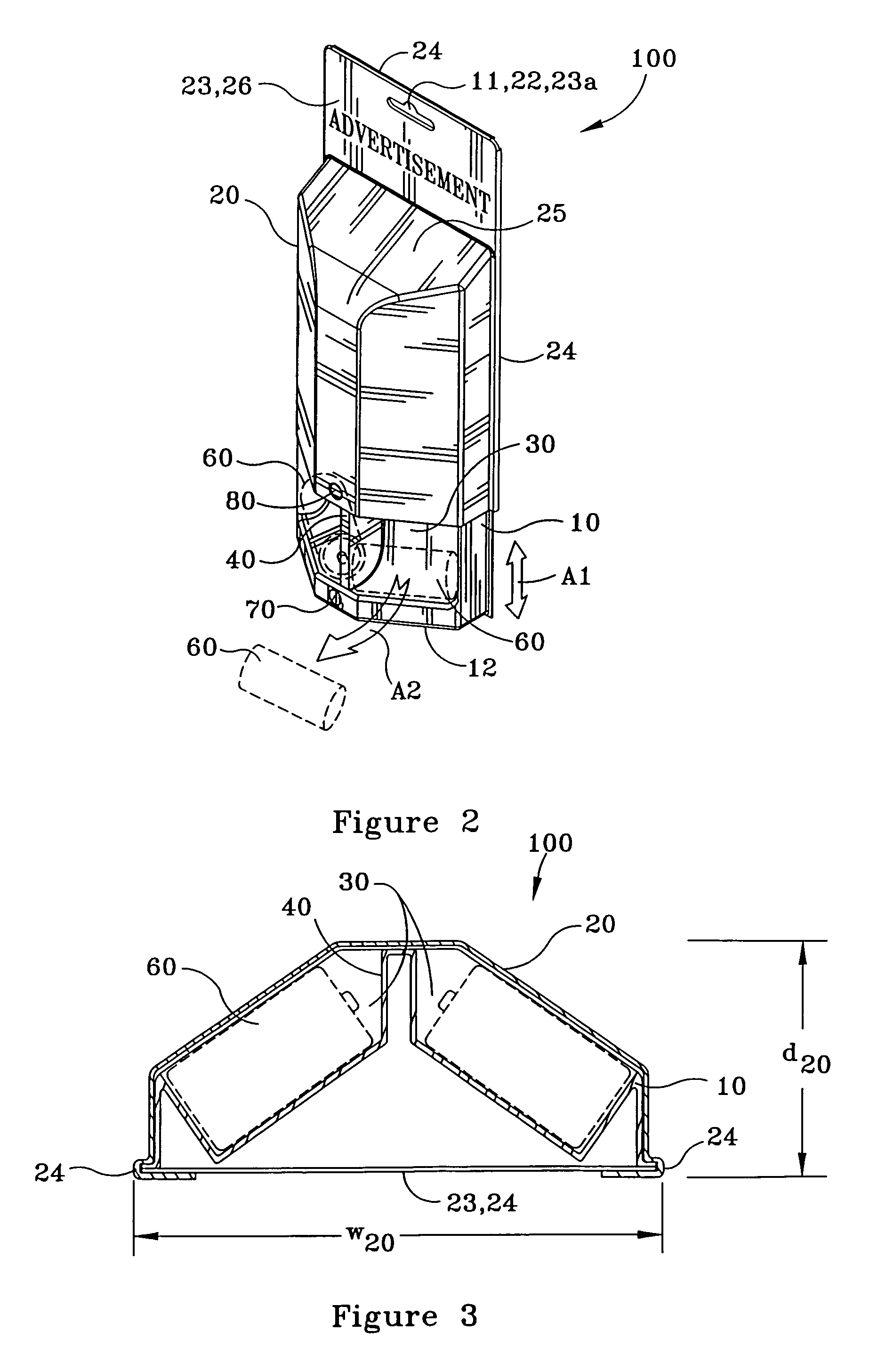 Method and apparatus for making and locking members for dispensing packaging products