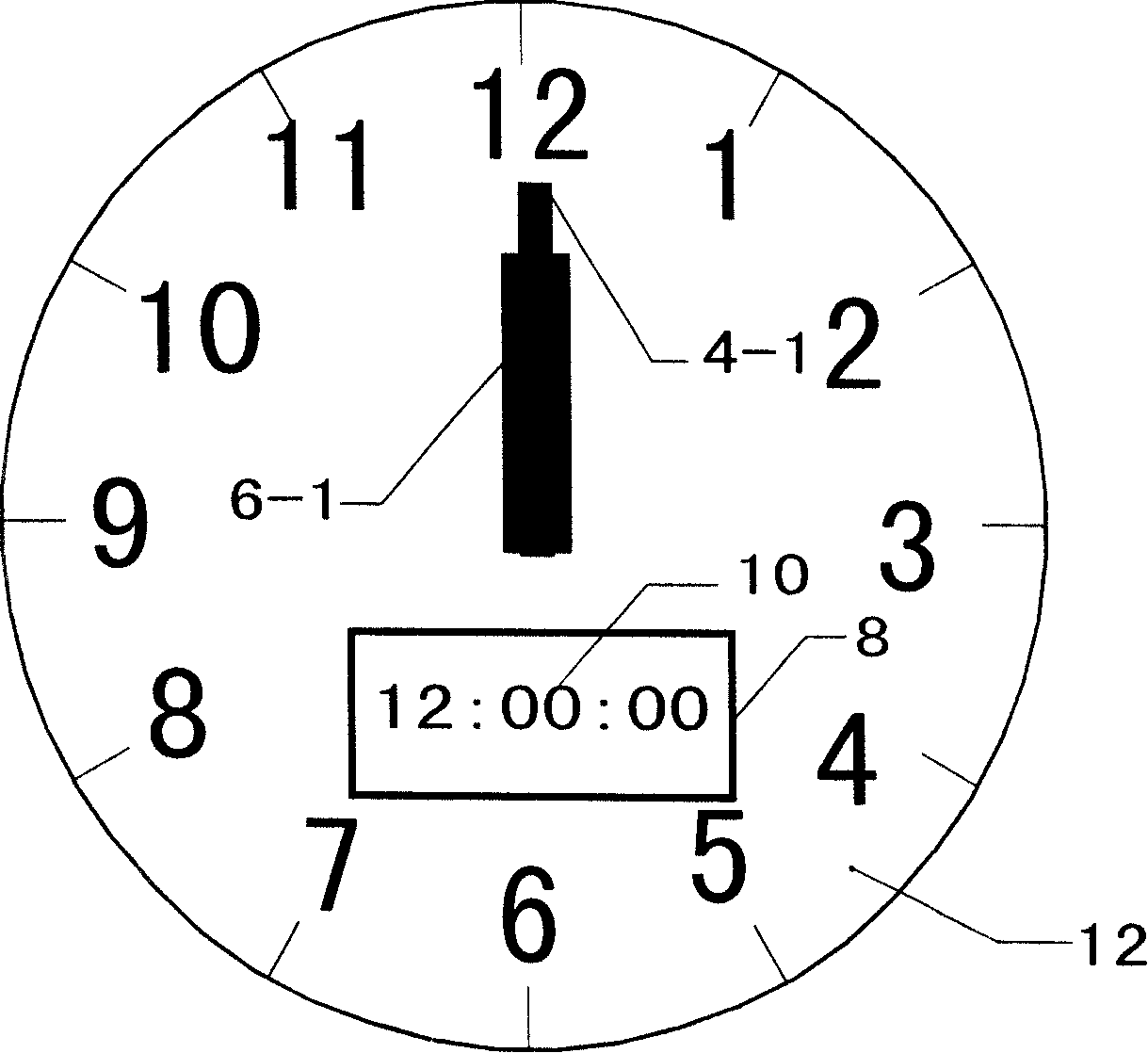 Clock for world time