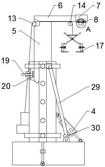 Power-assisting device for installing meter box