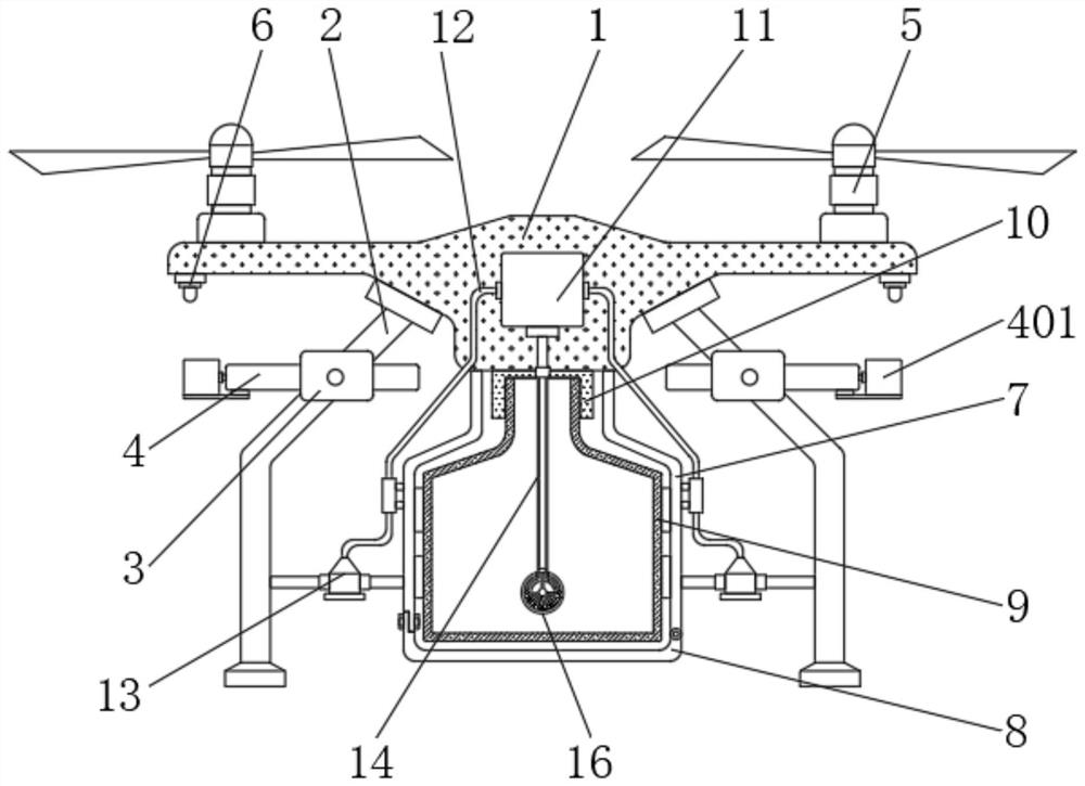 A drone spraying method based on big data technology