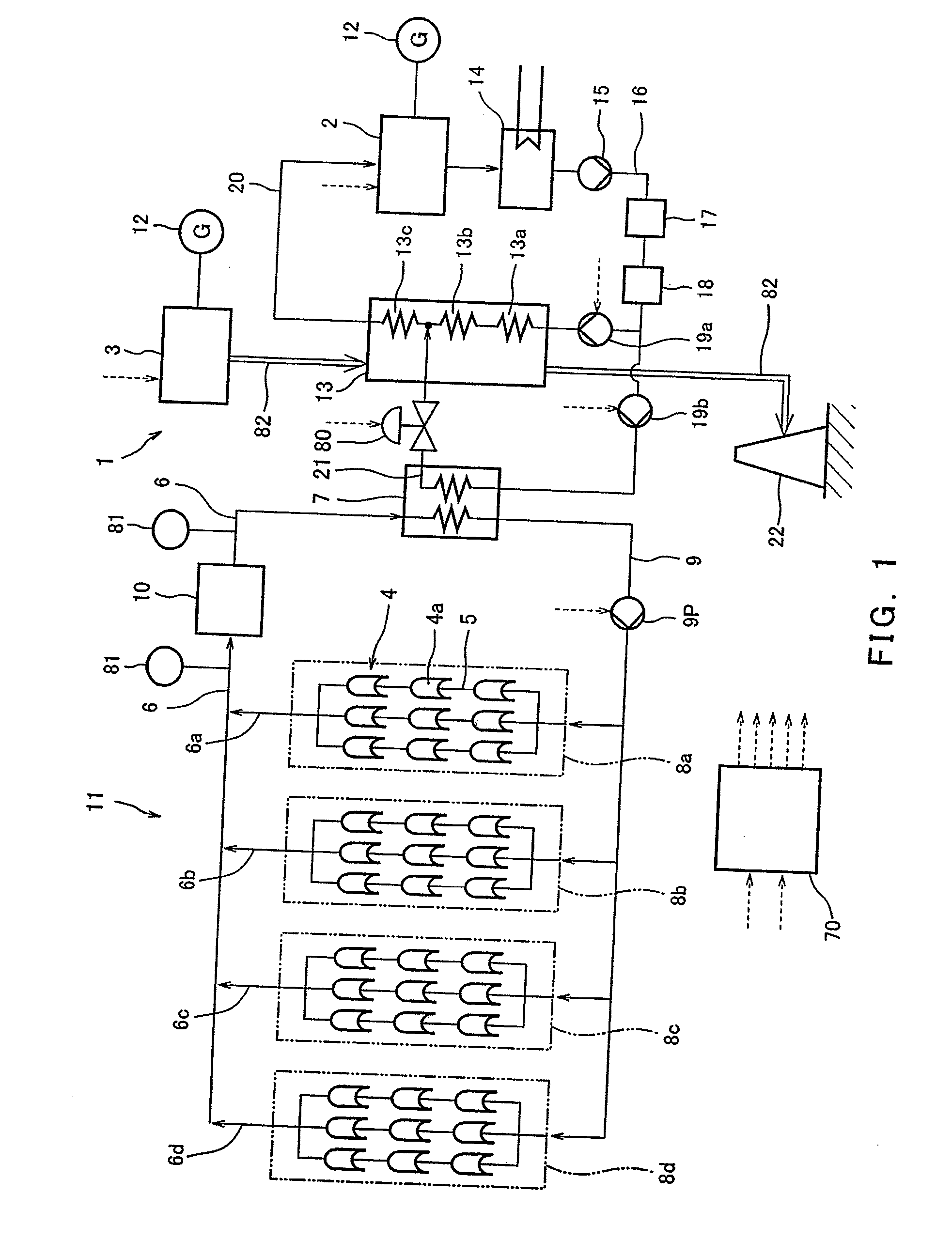 Solar Thermal Electric Power Generation System, Heating Medium Supply System, and Temperature Fluctuation Suppressing Device