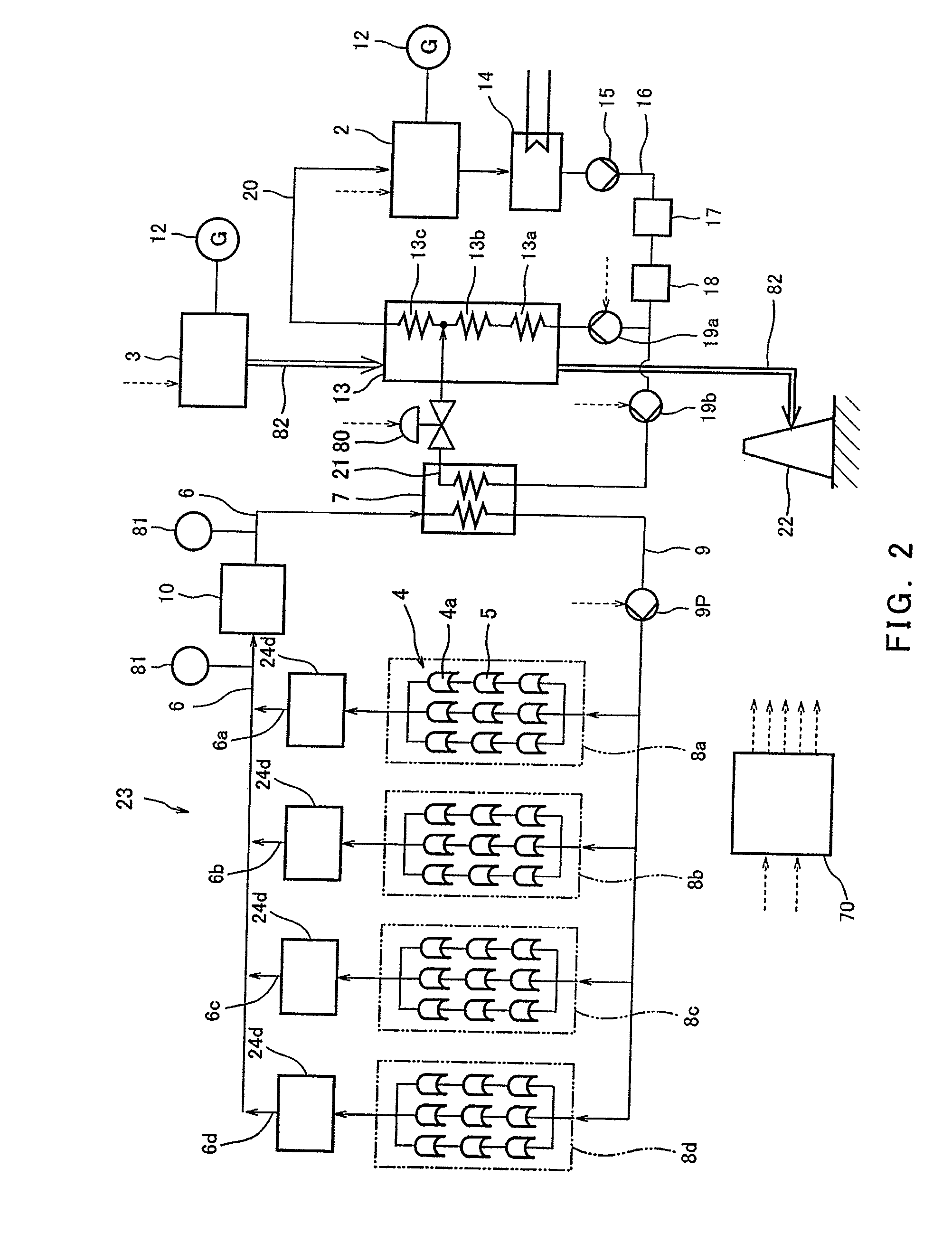 Solar Thermal Electric Power Generation System, Heating Medium Supply System, and Temperature Fluctuation Suppressing Device