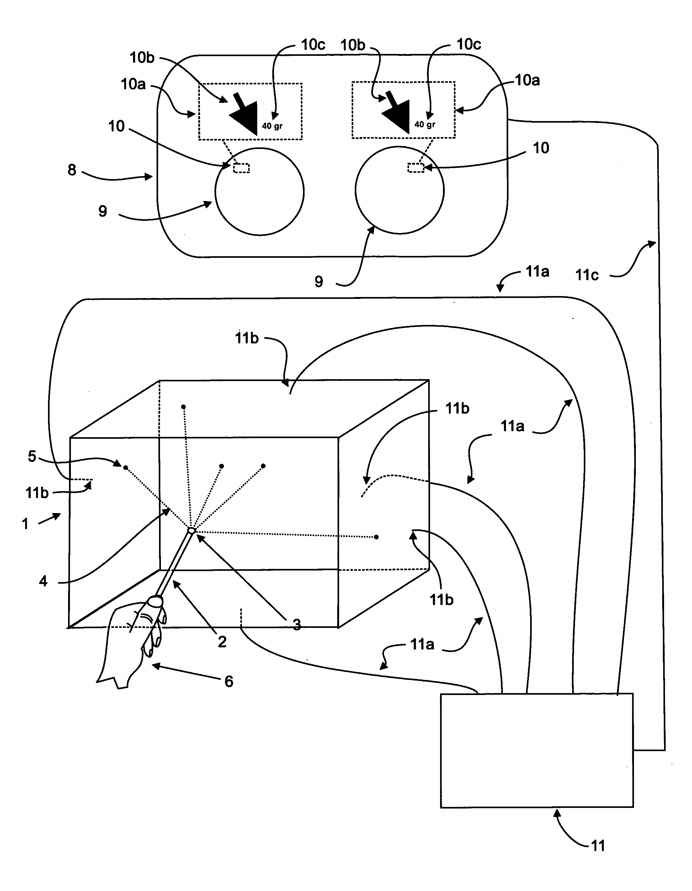 Methods, systems and devices for threedimensional input, and control methods and systems based thereon