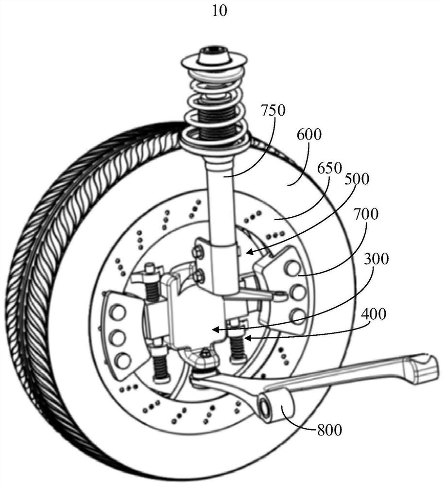 Electric wheel, automobile chassis and new energy automobile