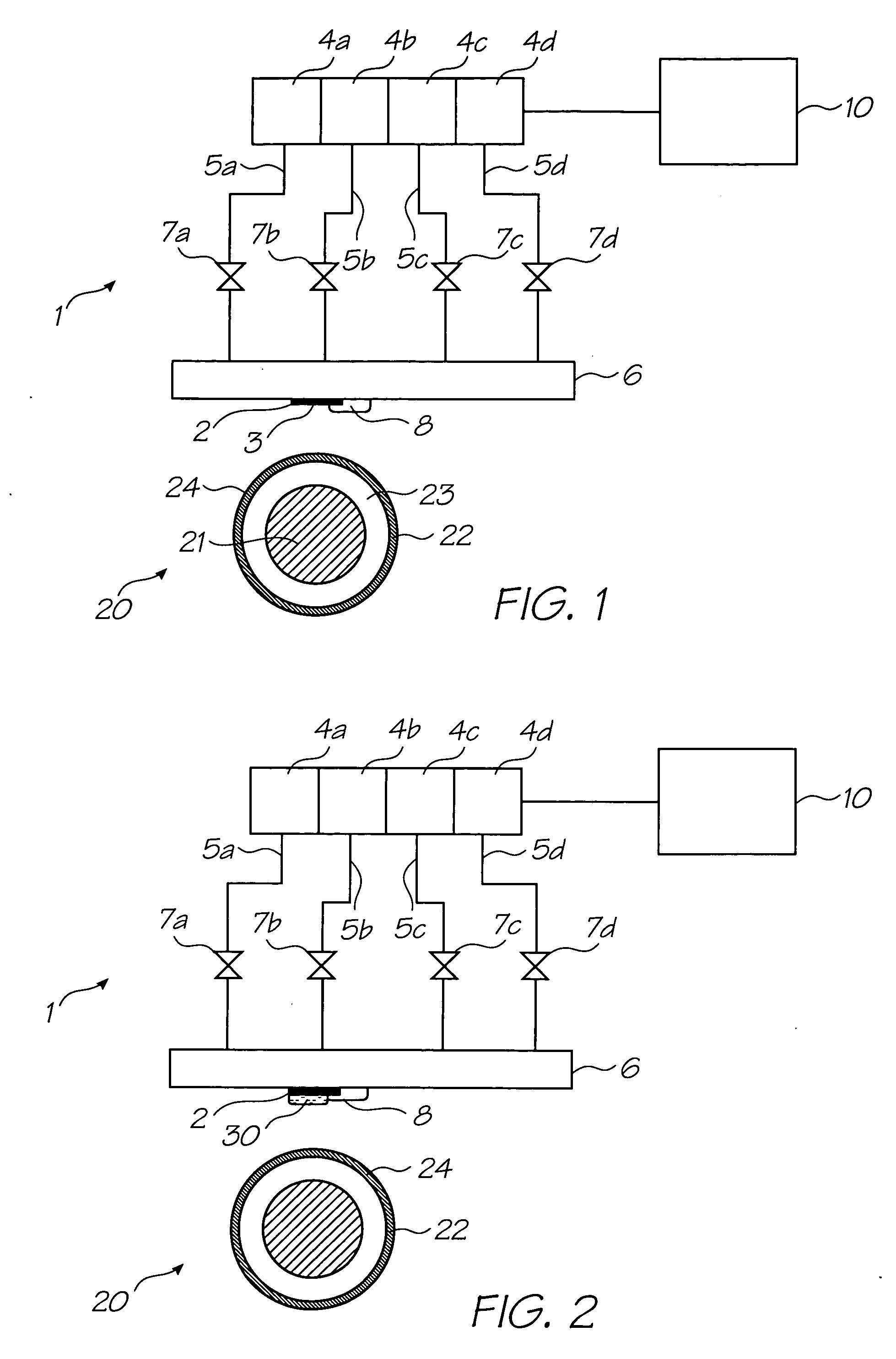 Method of removing flooded ink from a printhead using a rotating roller