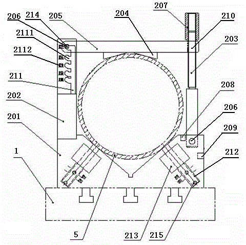 A quick-change tooling for end-face processing of multi-standard steel pipes