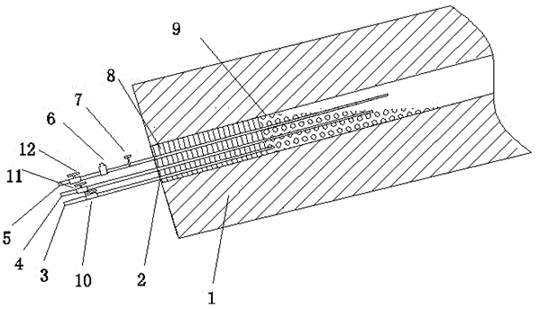 Method for improving downhole heating coal seam gas extraction amount