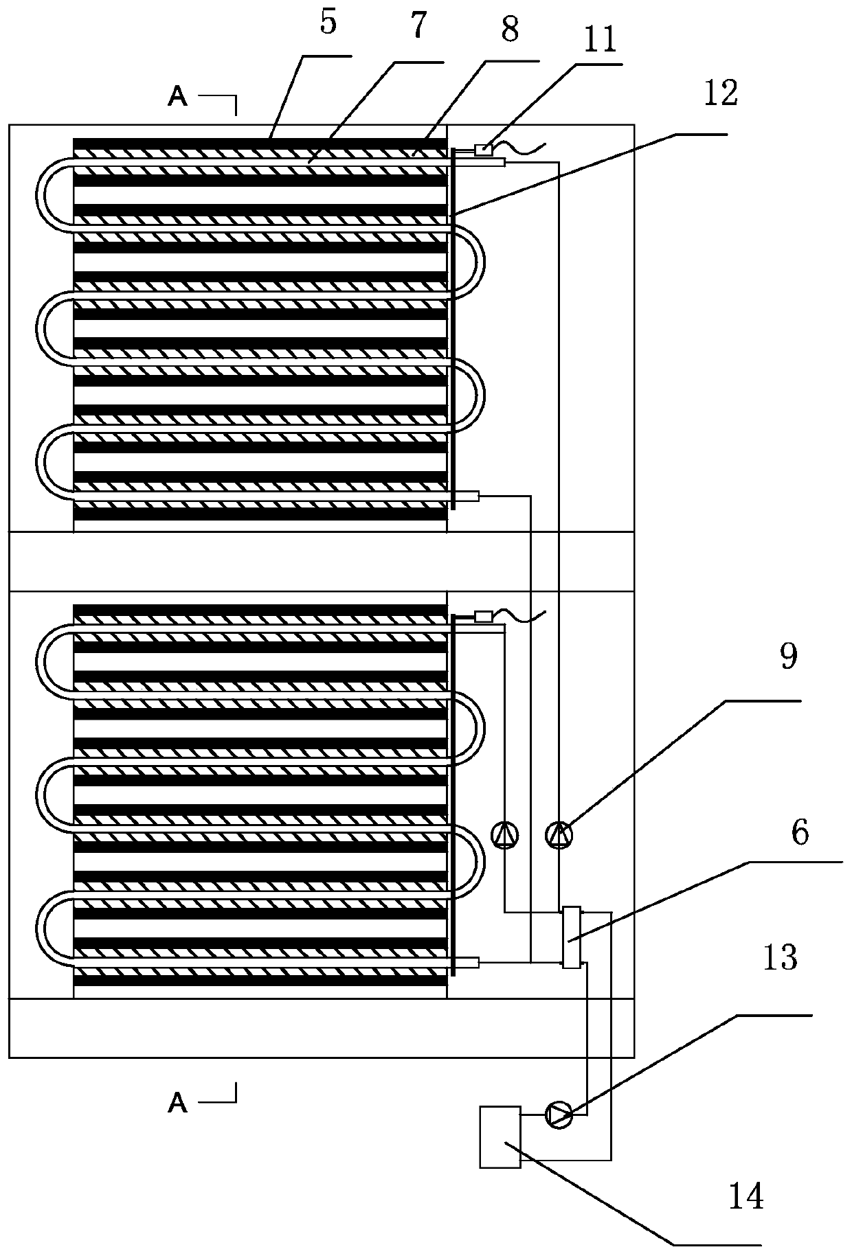 Light-transmitting enclosure structure with energy supply and energy storage functions